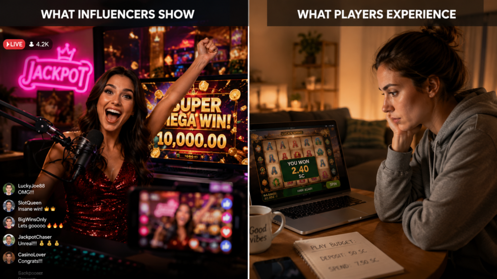Real player versus social media casino expectations comparison
